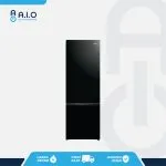 AQR 350RBMEBM FRONT AQUA - KULKAS 2 PINTU 324 L - AQR 350RBM(EBM)