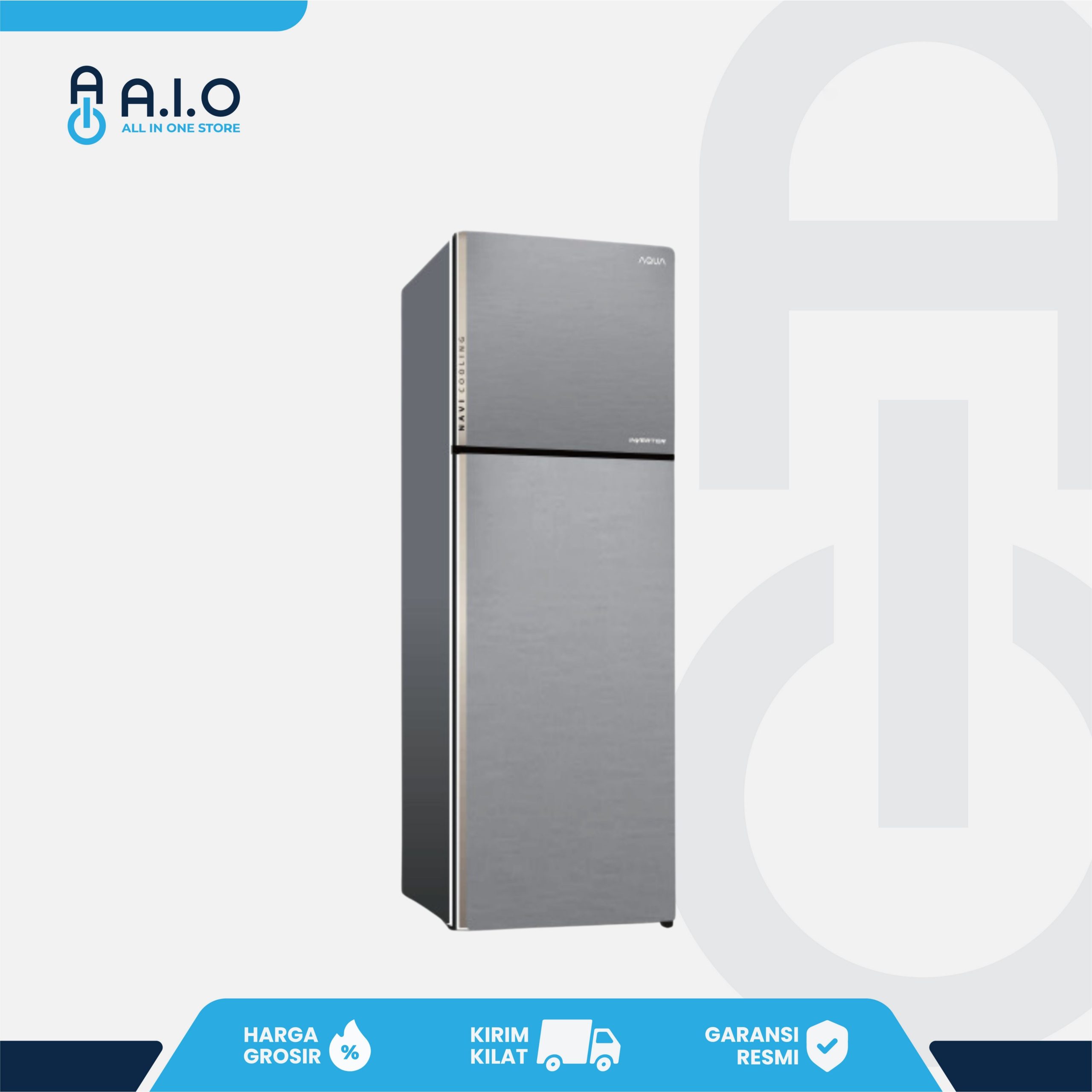 AQUA - KULKAS 2 PINTU 270 L - AQR 355IM(BB) 3 AQUA - KULKAS 2 PINTU 270 L - AQR 355IM(BB) - Gambar 3