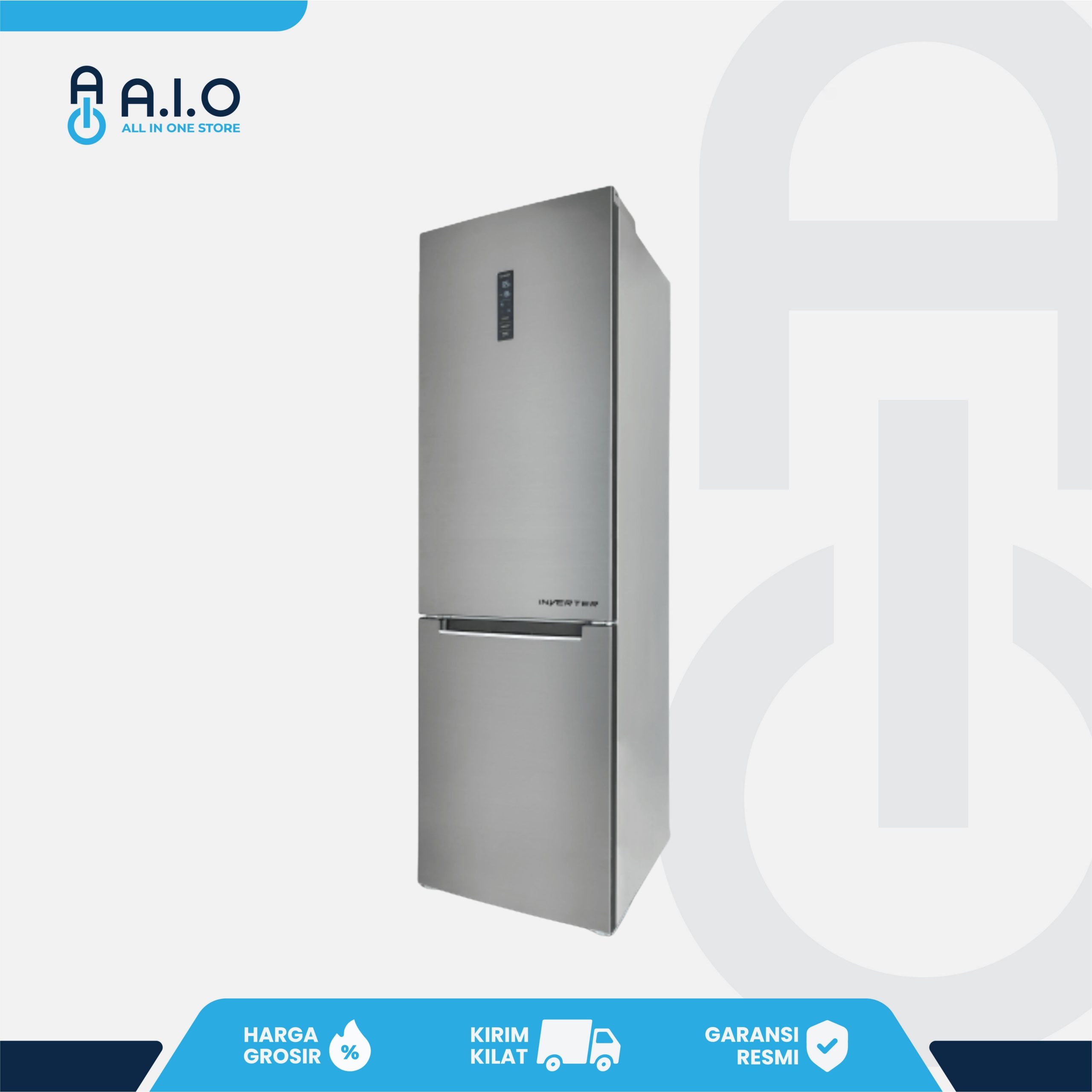 AQUA - KULKAS 2 PINTU 338 L - AQR 363RBM 2 AQUA - KULKAS 2 PINTU 338 L - AQR 363RBM - Gambar 2