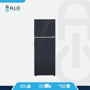 AQUA - KULKAS 2 PINTU 333 L - AQR 395IM(BK)