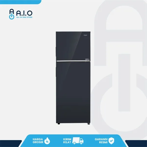AQUA - KULKAS 2 PINTU 333 L - AQR 395IM(BK)