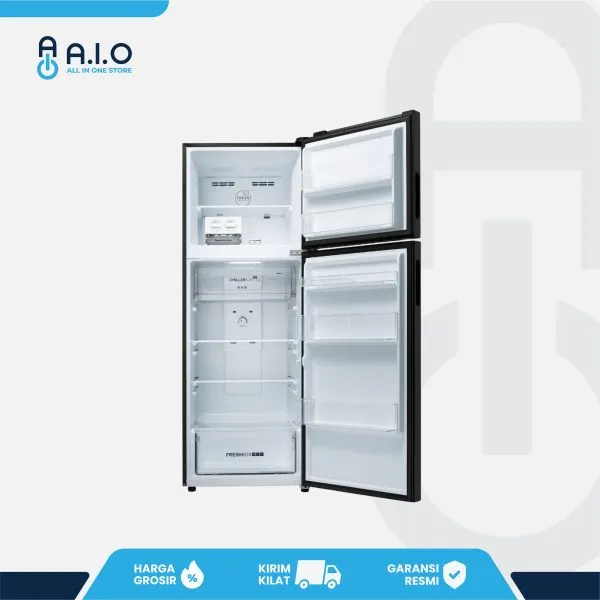 AQUA - KULKAS 2 PINTU 333 L - AQR 395IM(BK)