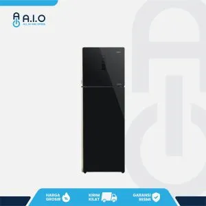 AQUA - KULKAS 2 PINTU 312 L - AQR 405IG(BK)