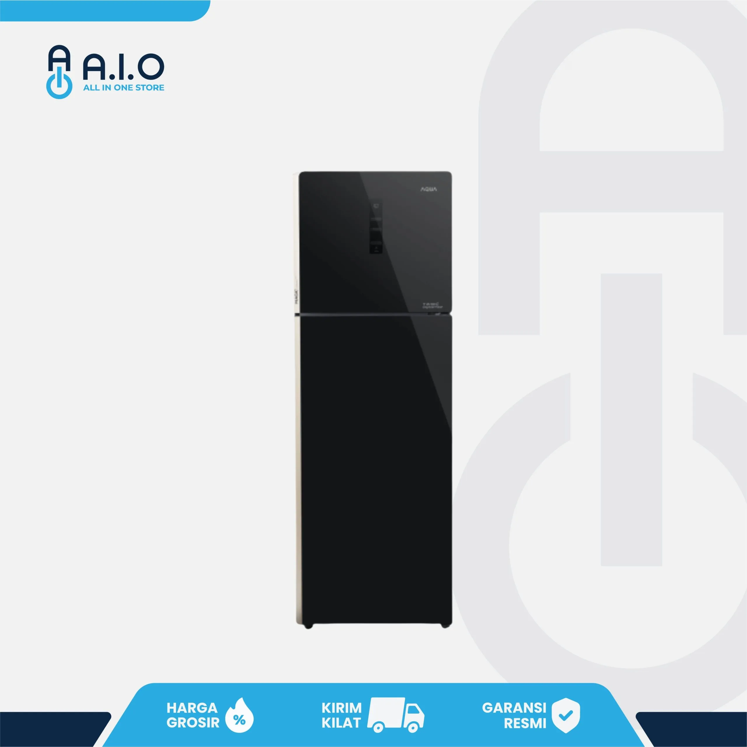 AQUA - KULKAS 2 PINTU 312 L - AQR 405IG(BK) 1 AQUA - KULKAS 2 PINTU 312 L - AQR 405IG(BK)