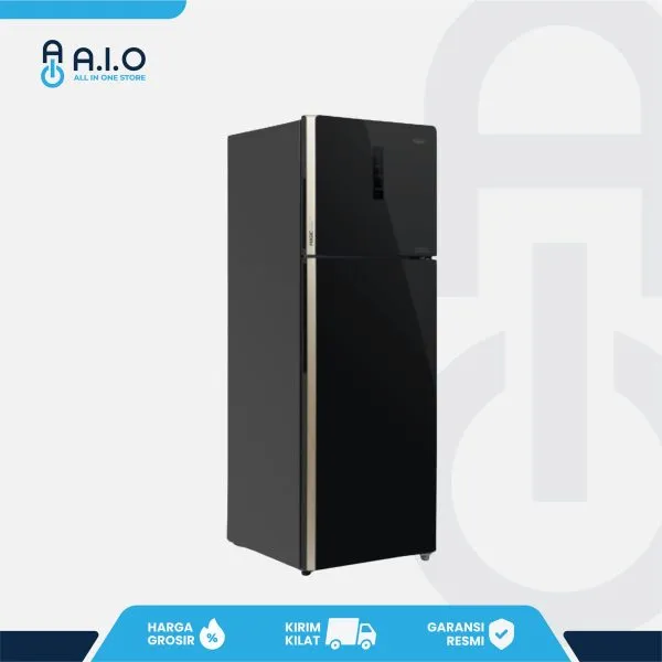 AQUA - KULKAS 2 PINTU 312 L - AQR 405IG(BK)