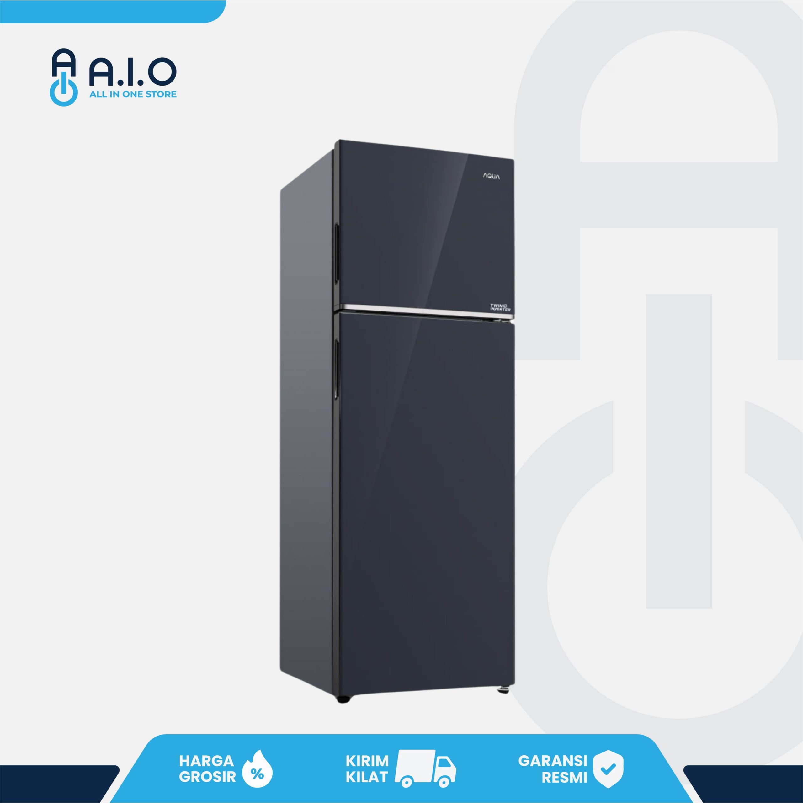 AQUA - KULKAS 2 PINTU - AQR 415IM(BK) 4 AQUA - KULKAS 2 PINTU - AQR 415IM(BK) - Gambar 4