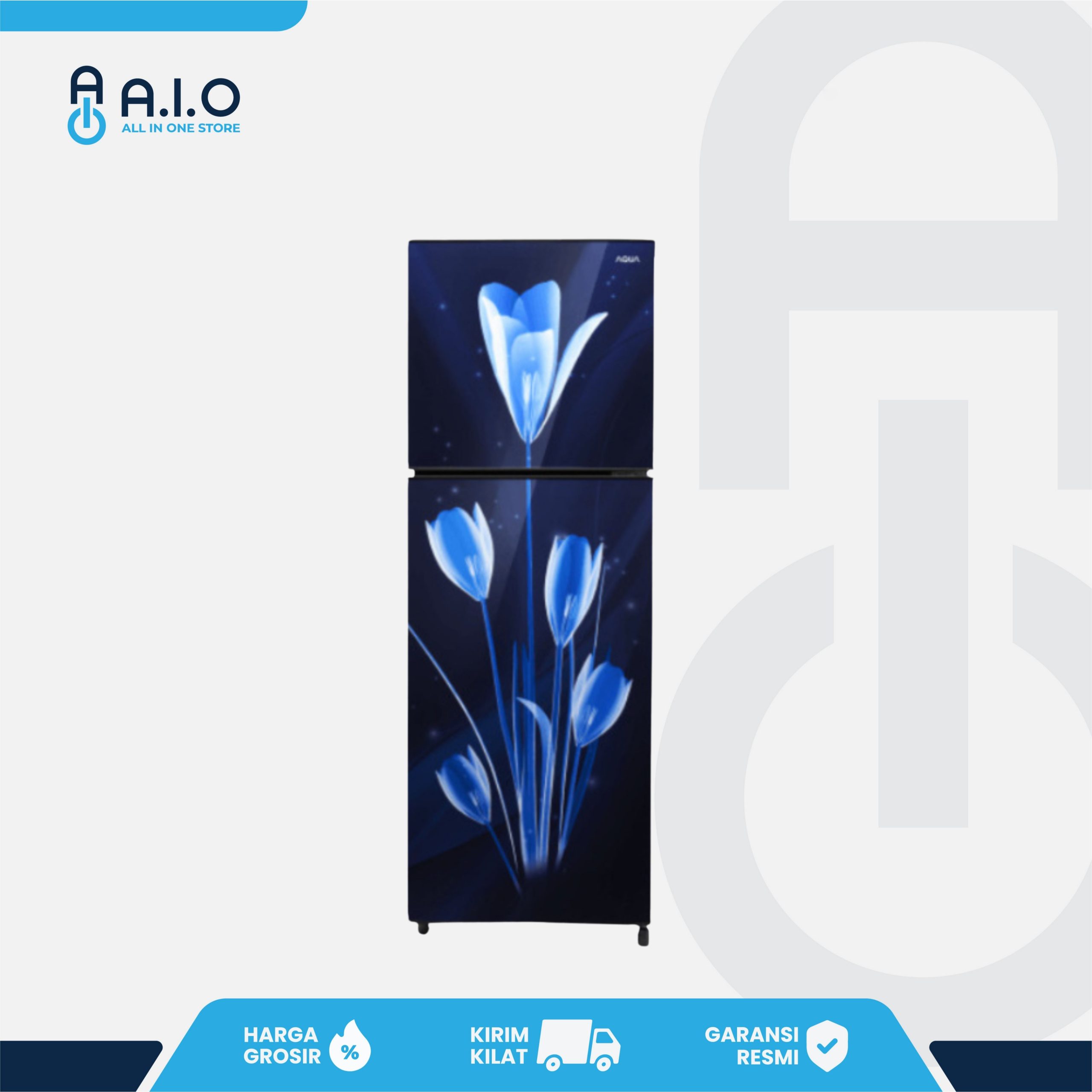 AQUA - KULKAS SIDE BY SIDE 618 L - AQR CSE696RSV(SL)