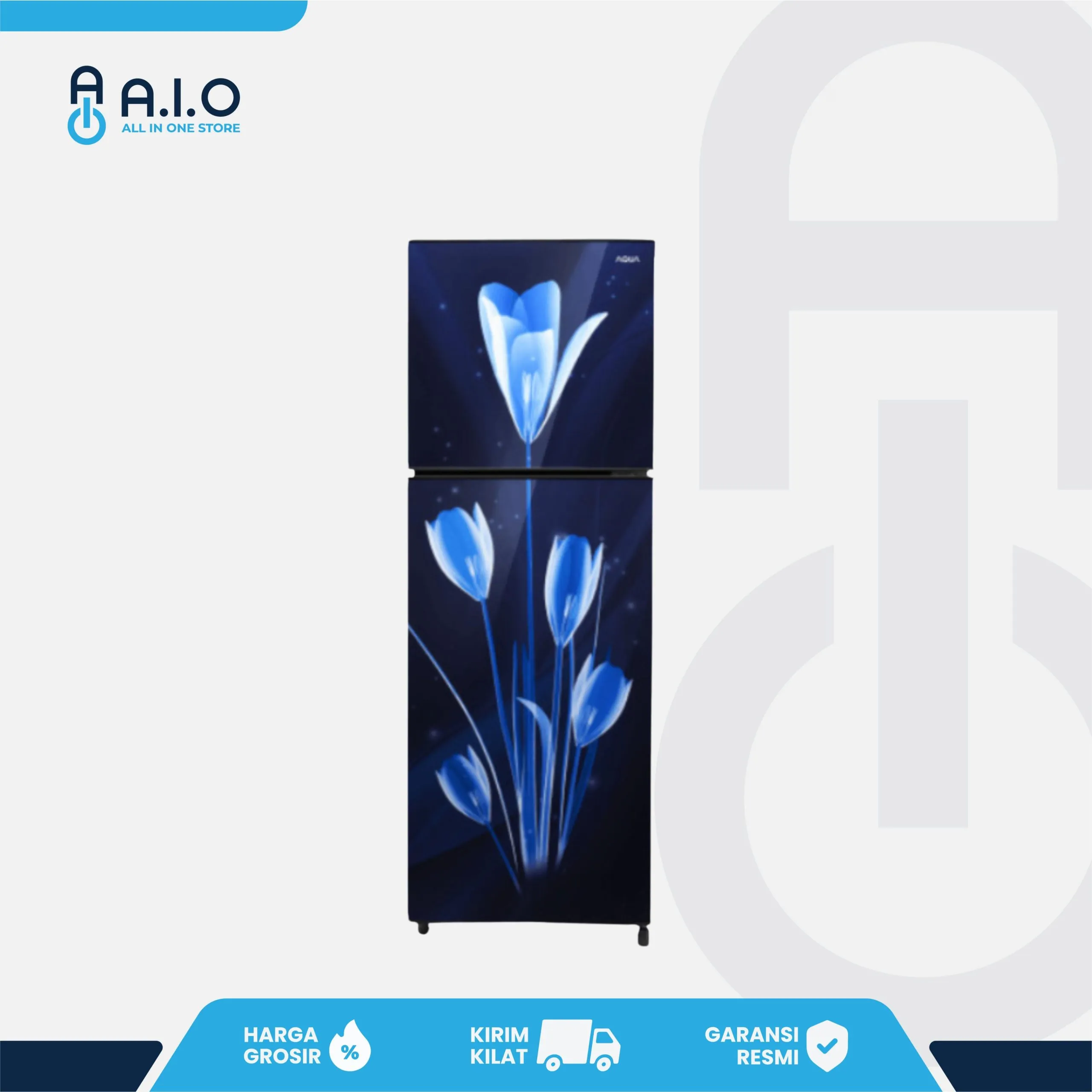 AQUA - KULKAS SIDE BY SIDE 618 L - AQR CSE696RSV(SL)