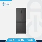 AQR CTD506RGC MB FRONT AQUA - KULKAS MULTIDOOR 4 PINTU 406 L - AQR CTD506RGC(MB)