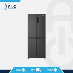 AQUA - KULKAS MULTIDOOR 4 PINTU 406 L - AQR CTD506RGC(MB)