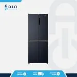AQR CTD506RGCCB Front AQUA - KULKAS MULTIDOOR 4 PINTU 406 L - AQR CTD506RGC(CB)