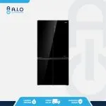AQR CTD746RAGBK FRONT AQUA - KULKAS MULTIDOOR 4 PINTU 658 L - AQR CTD746RAG(BK)U1