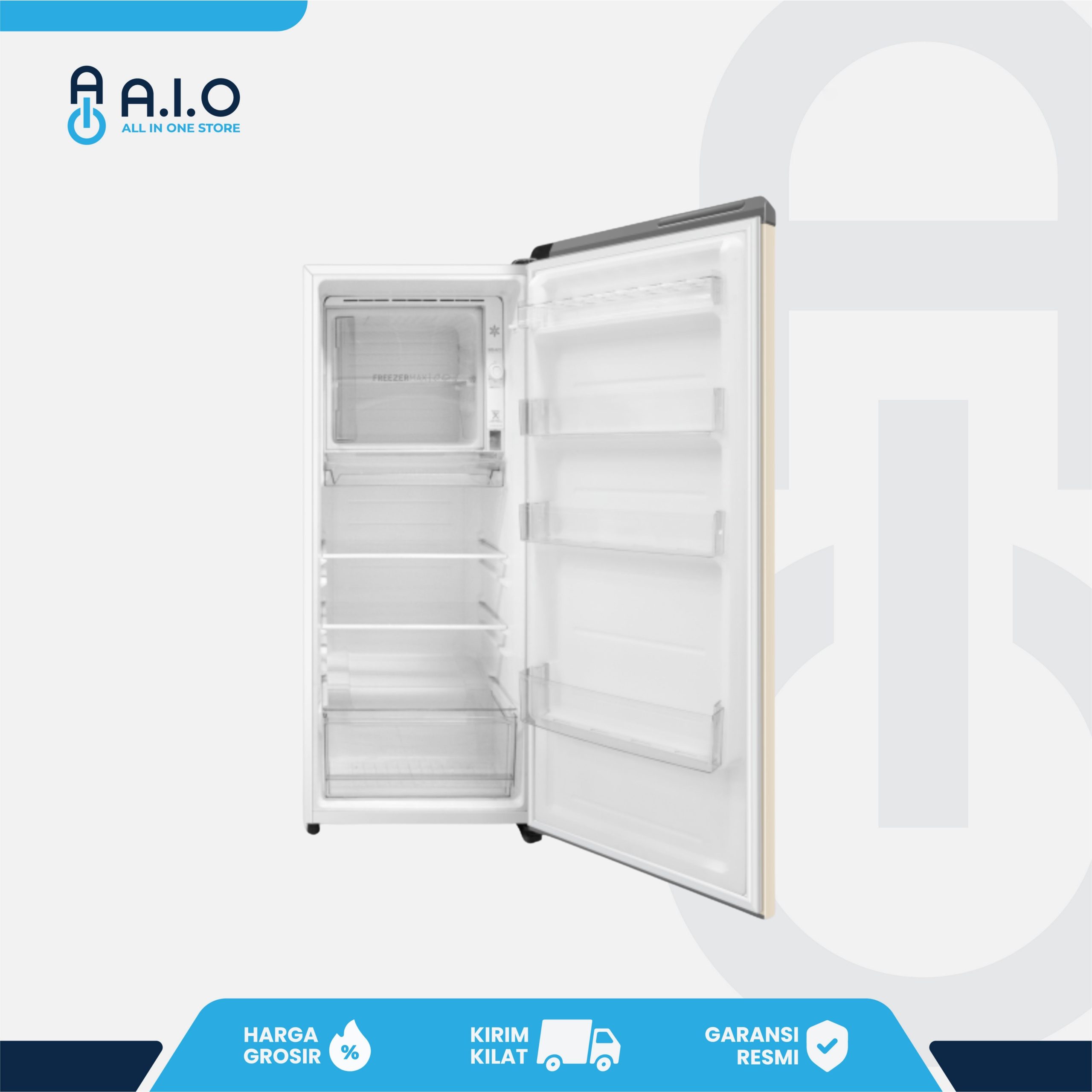 AQUA - KULKAS 1 PINTU 145 L - AQR D185(MBE) 2 AQUA - KULKAS 1 PINTU 145 L - AQR D185(MBE) - Gambar 2