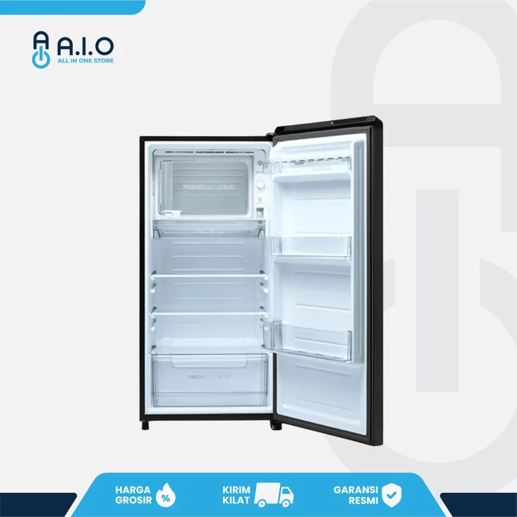 AQUA - KULKAS 1 PINTU 165 L - AQR D205(MDS)