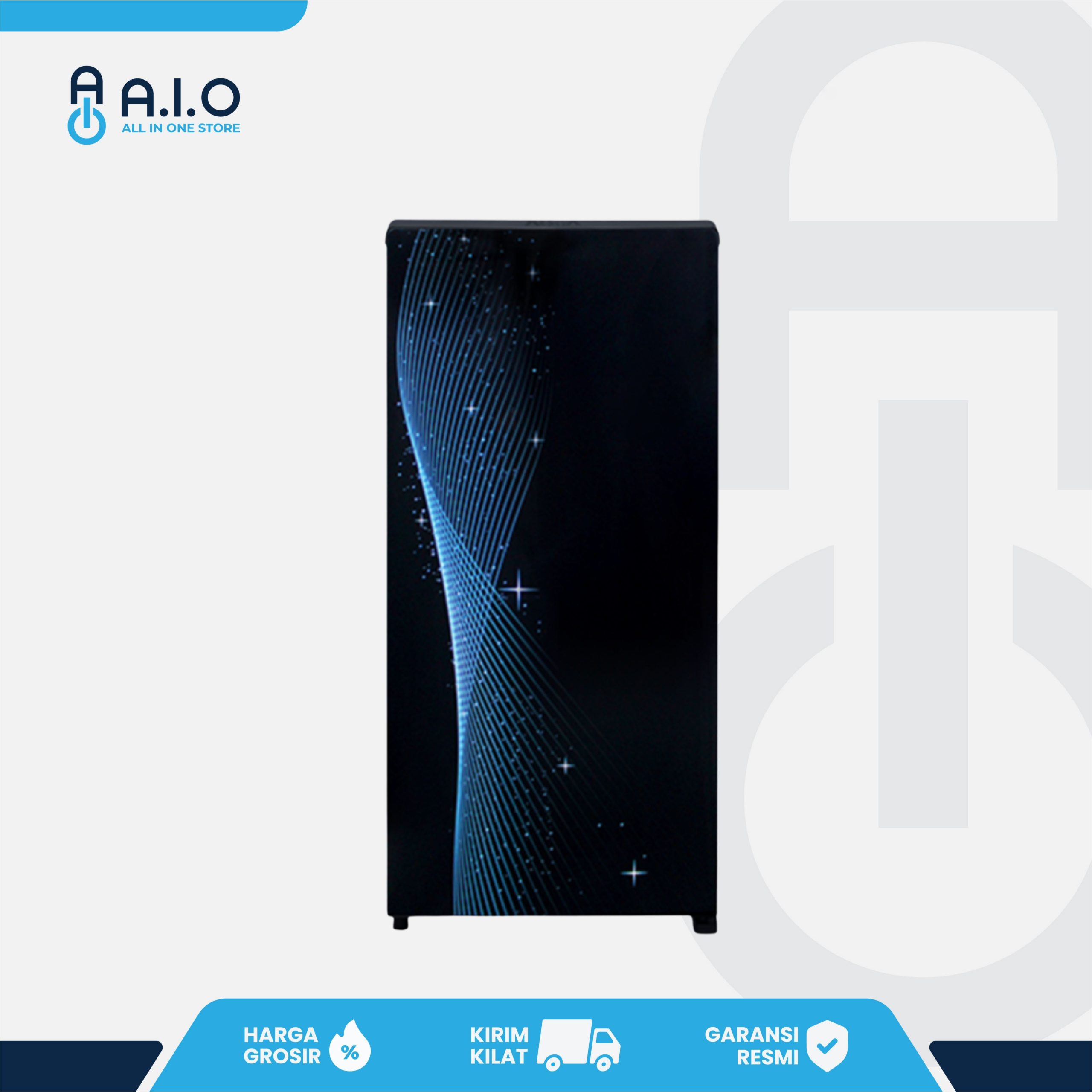 AQUA - KULKAS 1 PINTU 165 L - AQR D205(MSB)