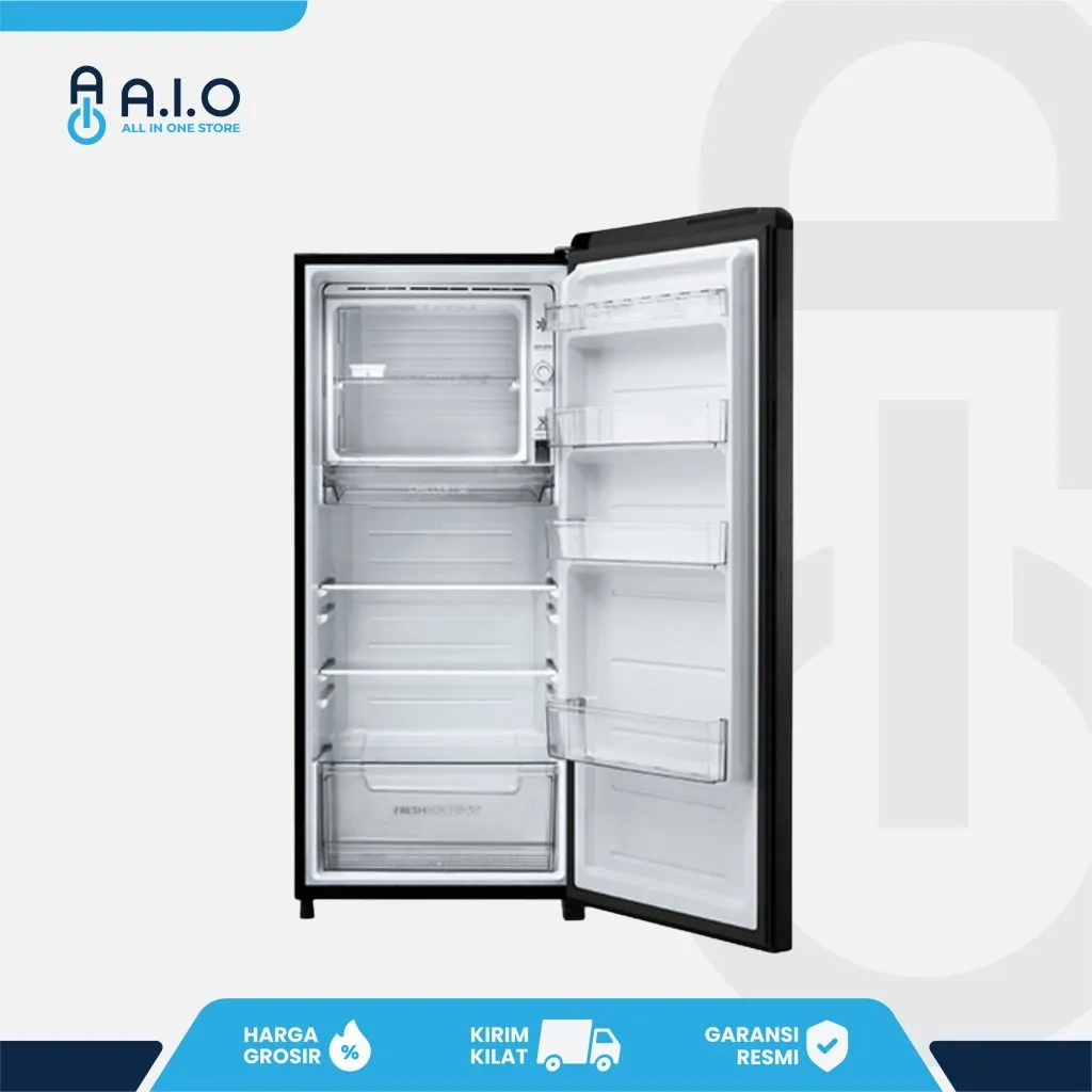AQUA - KULKAS 1 PINTU 180 L - AQR D225(MDS)
