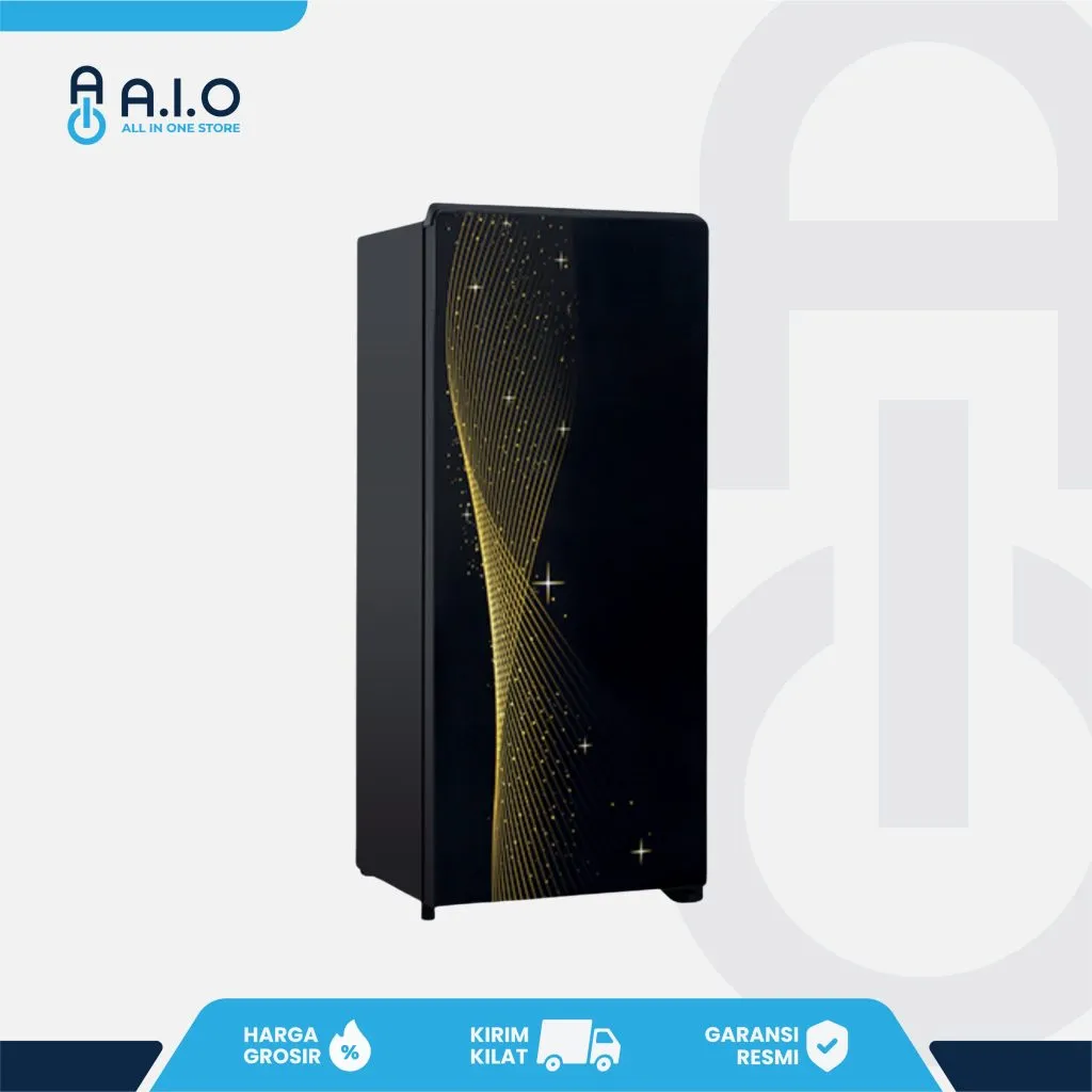 AQUA - KULKAS 1 PINTU 180 L - AQR D225(MSG)