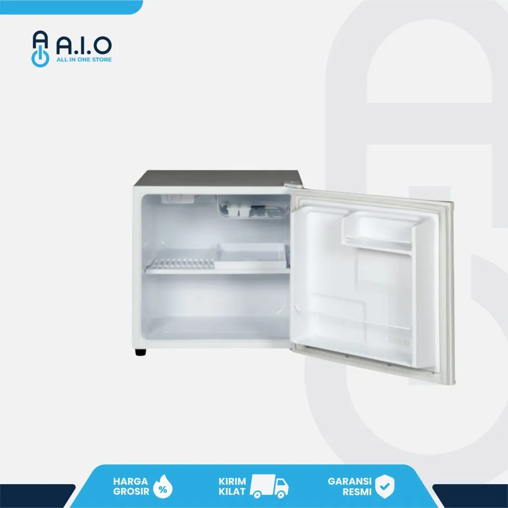 AQUA - KULKAS PORTABLE 1 PINTU 47 L - AQR D50F(W)