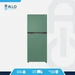 AQR DTM245CBPME FRONT AQUA - KULKAS 2 PINTU 185 L - AQR DTM245CBP(ME)