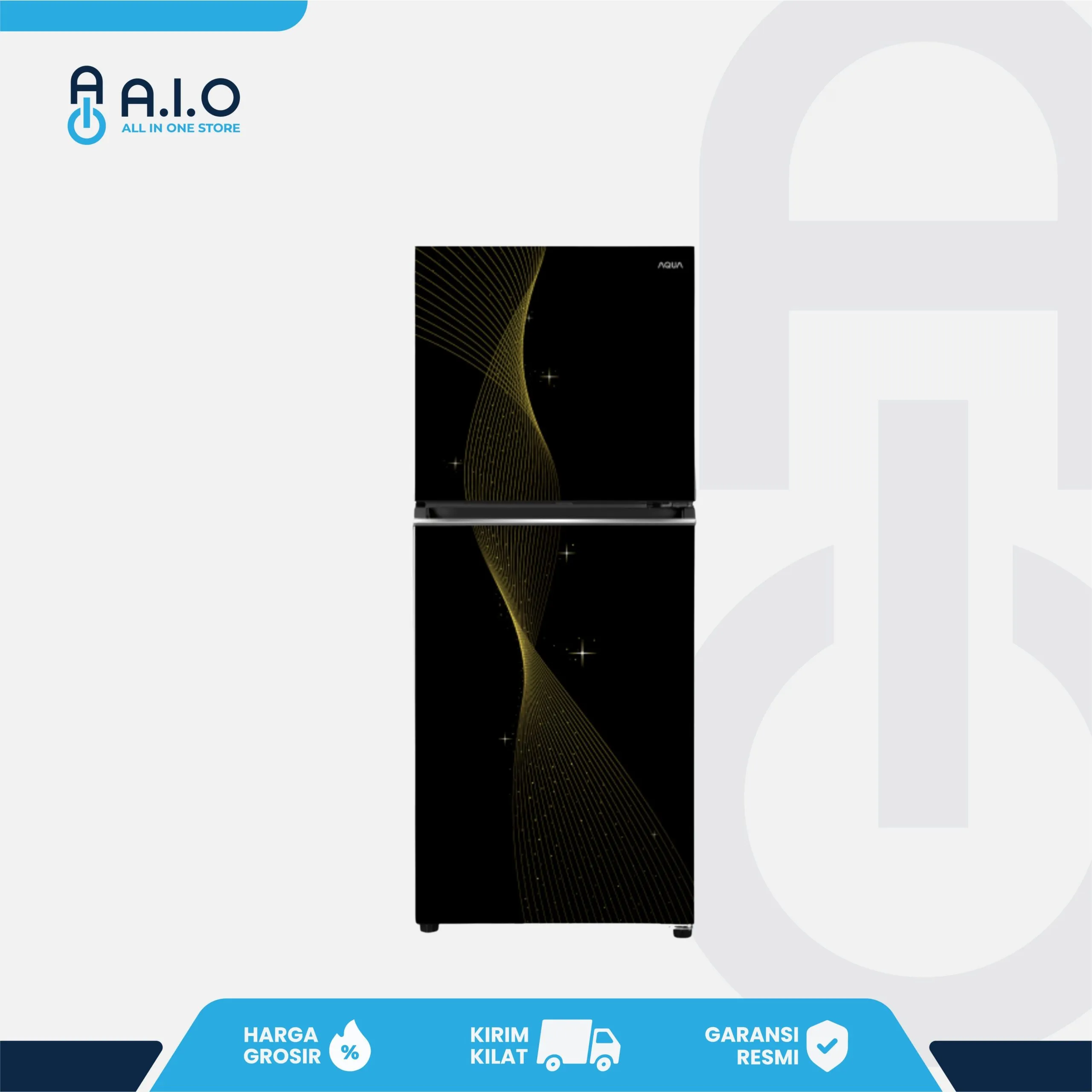 AQUA - KULKAS 2 PINTU 185 L - AQR DTM245CBV(SG) 1 AQUA - KULKAS 2 PINTU 185 L - AQR DTM245CBV(SG)