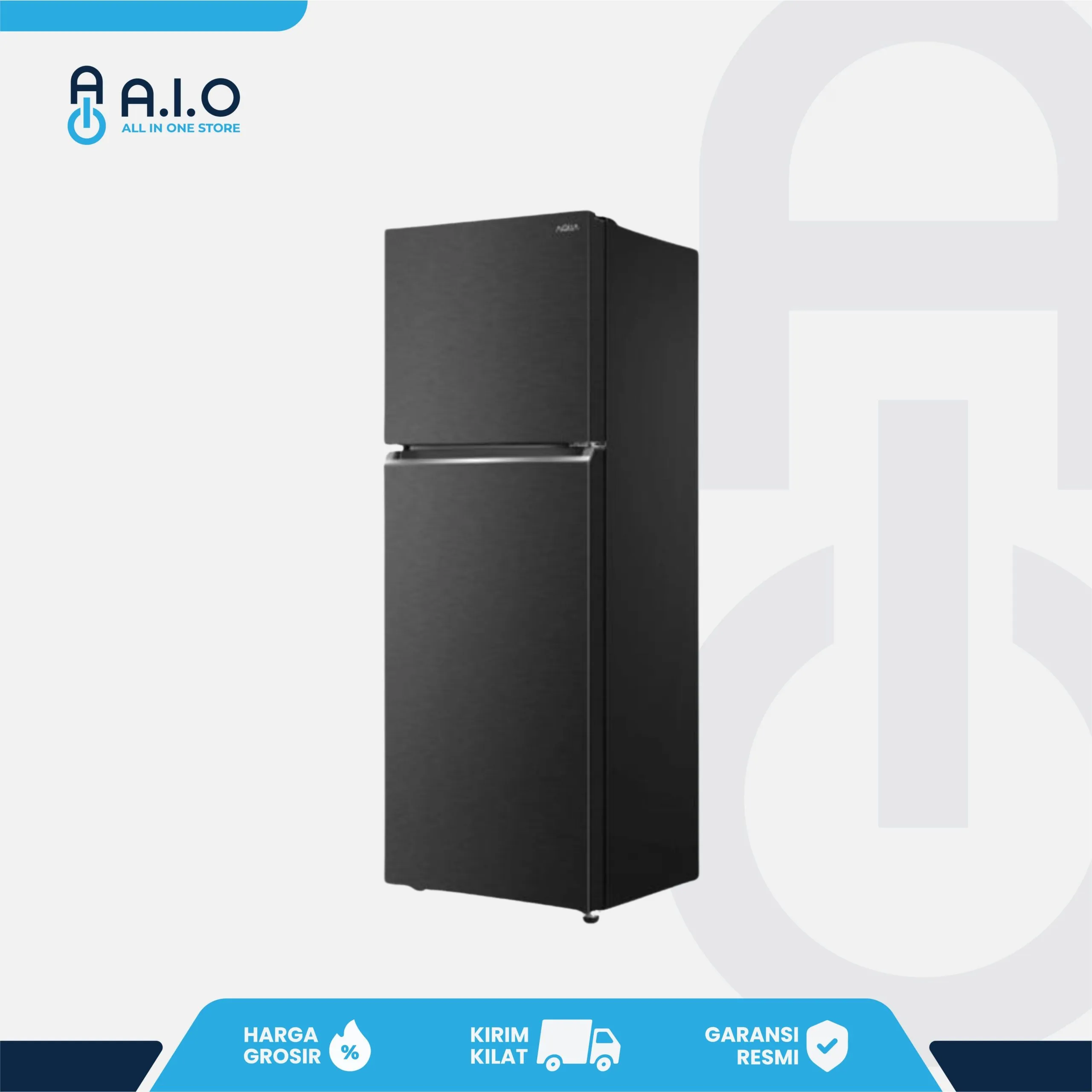 AQUA - KULKAS 2 PINTU 225 L - AQR DTM285CBP(DS) 3 AQUA - KULKAS 2 PINTU 225 L - AQR DTM285CBP(DS) - Gambar 3