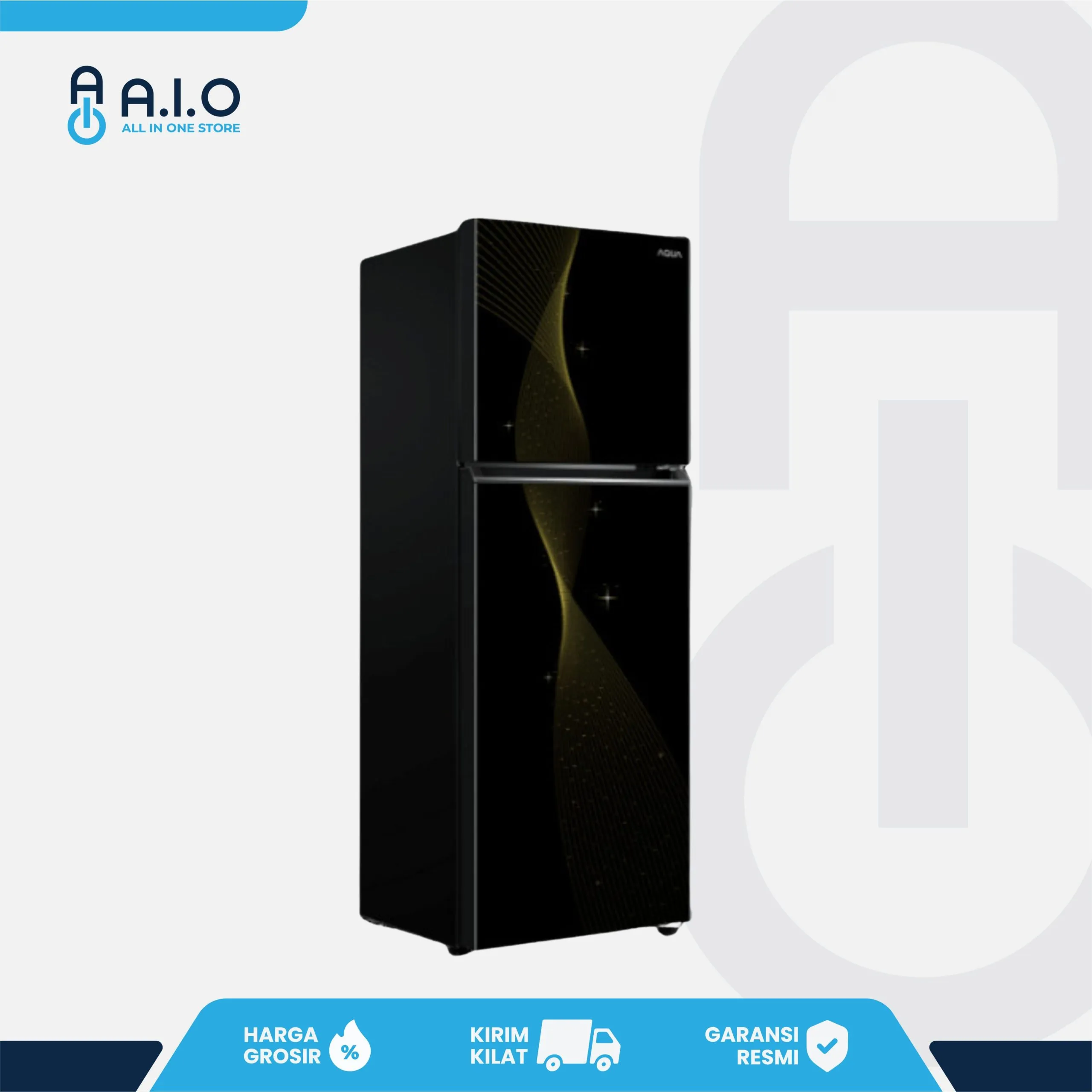 AQUA - KULKAS 2 PINTU 225 L - AQR-DTM285CBV(SB) 4 AQUA - KULKAS 2 PINTU 225 L - AQR-DTM285CBV(SB) - Gambar 4