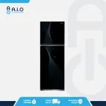 AQR DTM285CBVSBfront AQUA - KULKAS 2 PINTU 225 L - AQR DTM285CBV(SB)