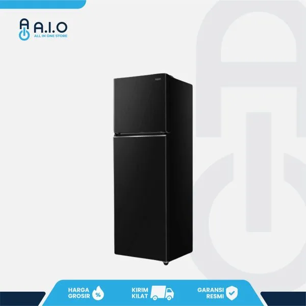 AQUA - KULKAS 2 PINTU INVERTER 245 L - AQR DTM305RAP(FB)