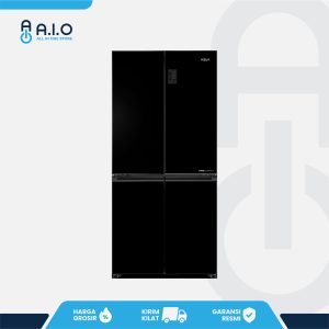 AQUA - KULKAS MULTIDOOR 4 PINTU 456L - AQR TTD546RBC(BK)