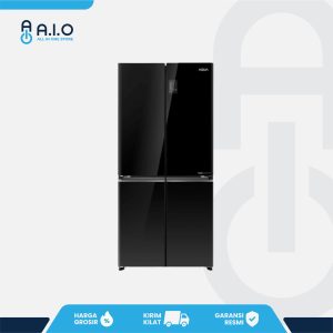AQUA - KULKAS MULTIDOOR 4 PINTU 456L - AQR TTD546RBG(BK)