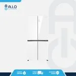 AQR TTD546RBGWT FRONT AQUA - KULKAS MULTIDOOR 4 PINTU 456L - AQR TTD546RBG(WT)