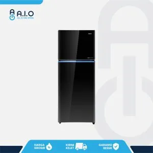 AQUA - KULKAS 2 PINTU 480 L - AQR VTM535RAG(BK)