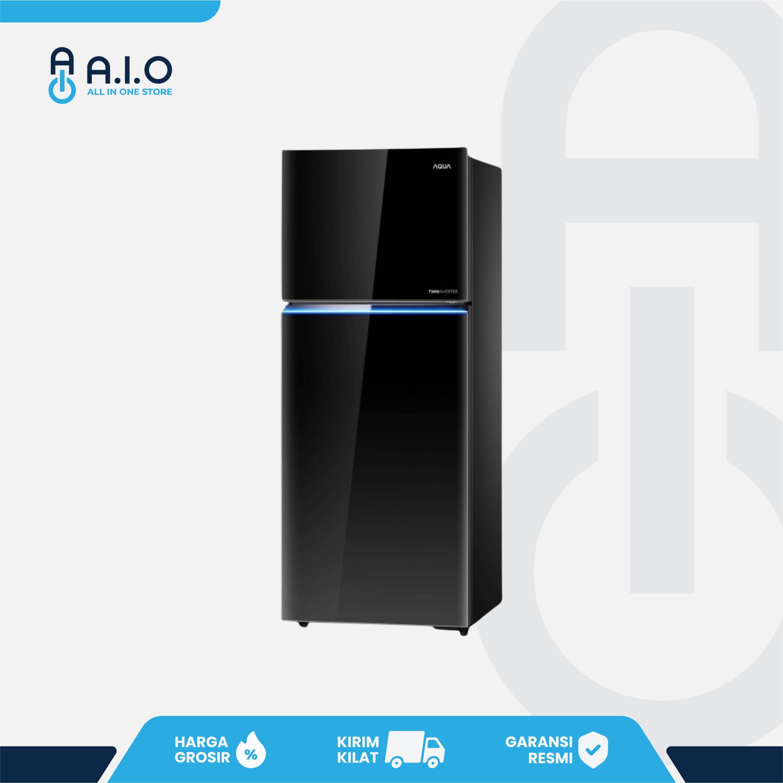 AQUA - KULKAS 2 PINTU 480 L - AQR VTM535RAG(BK) 3 AQUA - KULKAS 2 PINTU 480 L - AQR VTM535RAG(BK) - Gambar 3