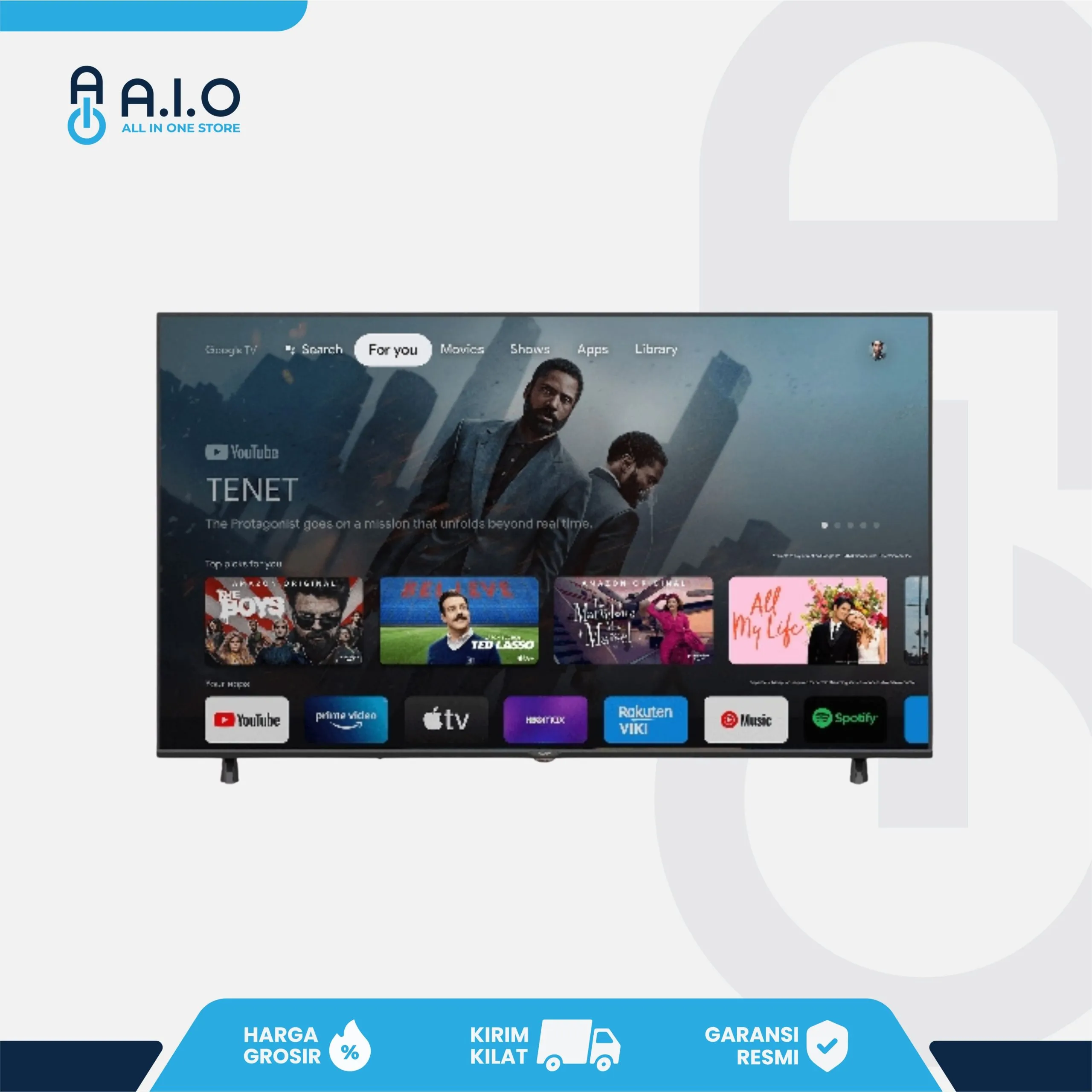 AQUA - TV GOOGLE 43" - AQT43K85FUX 1 AQUA - TV GOOGLE 43" - AQT43K85FUX