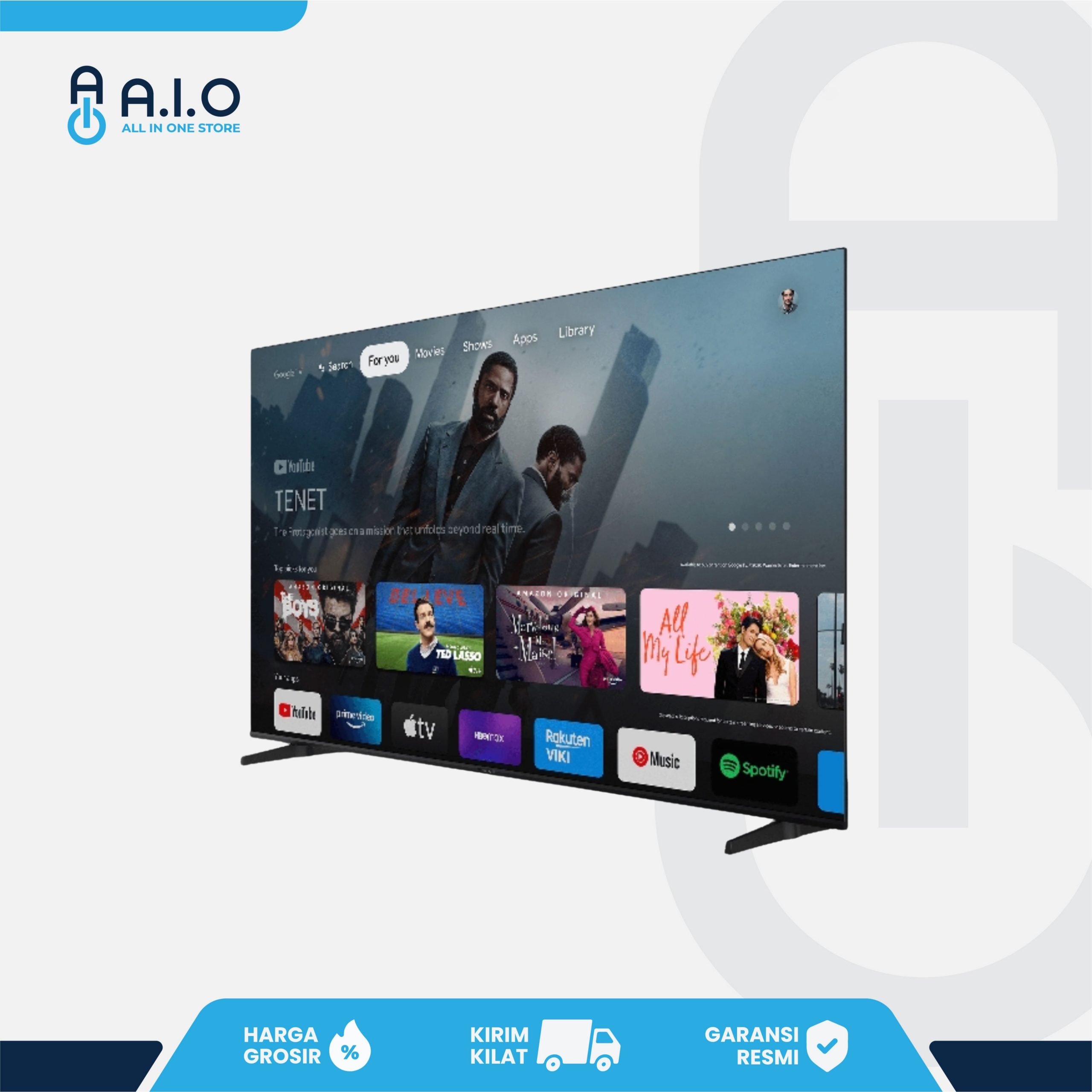 AQUA - TV GOOGLE 43" - AQT43K85FUX 3 AQUA - TV GOOGLE 43" - AQT43K85FUX - Gambar 3