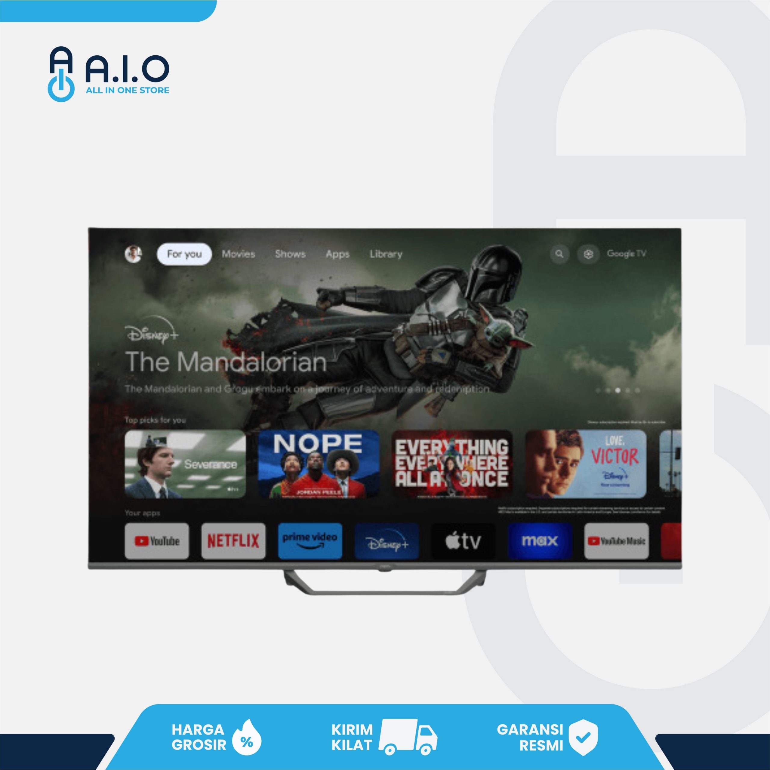 AQUA - TV GOOGLE 50" - AQT50S80EUX 1 AQUA - TV GOOGLE 50" - AQT50S80EUX