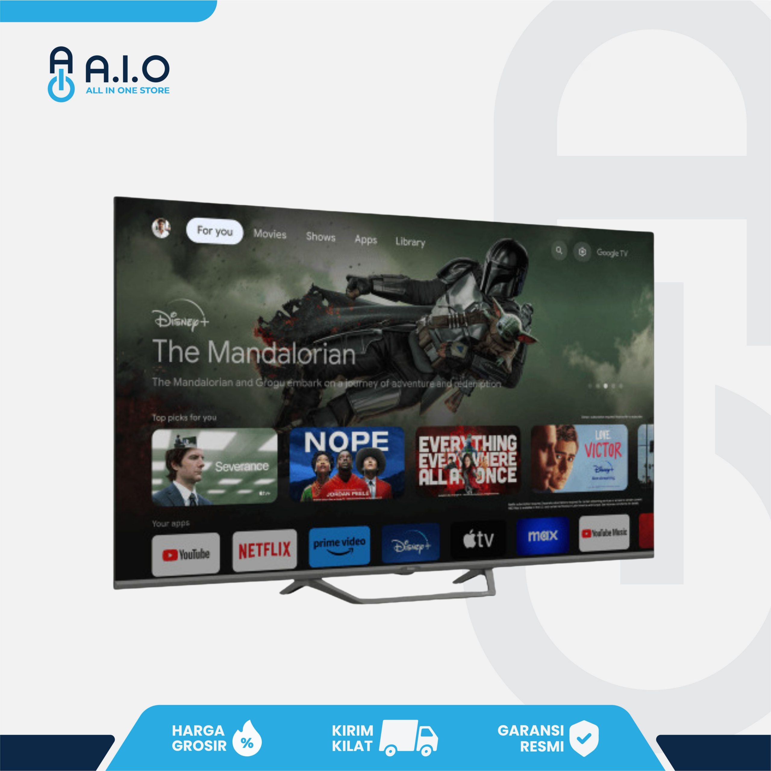 AQUA - TV GOOGLE 50" - AQT50S80EUX 3 AQUA - TV GOOGLE 50" - AQT50S80EUX - Gambar 3