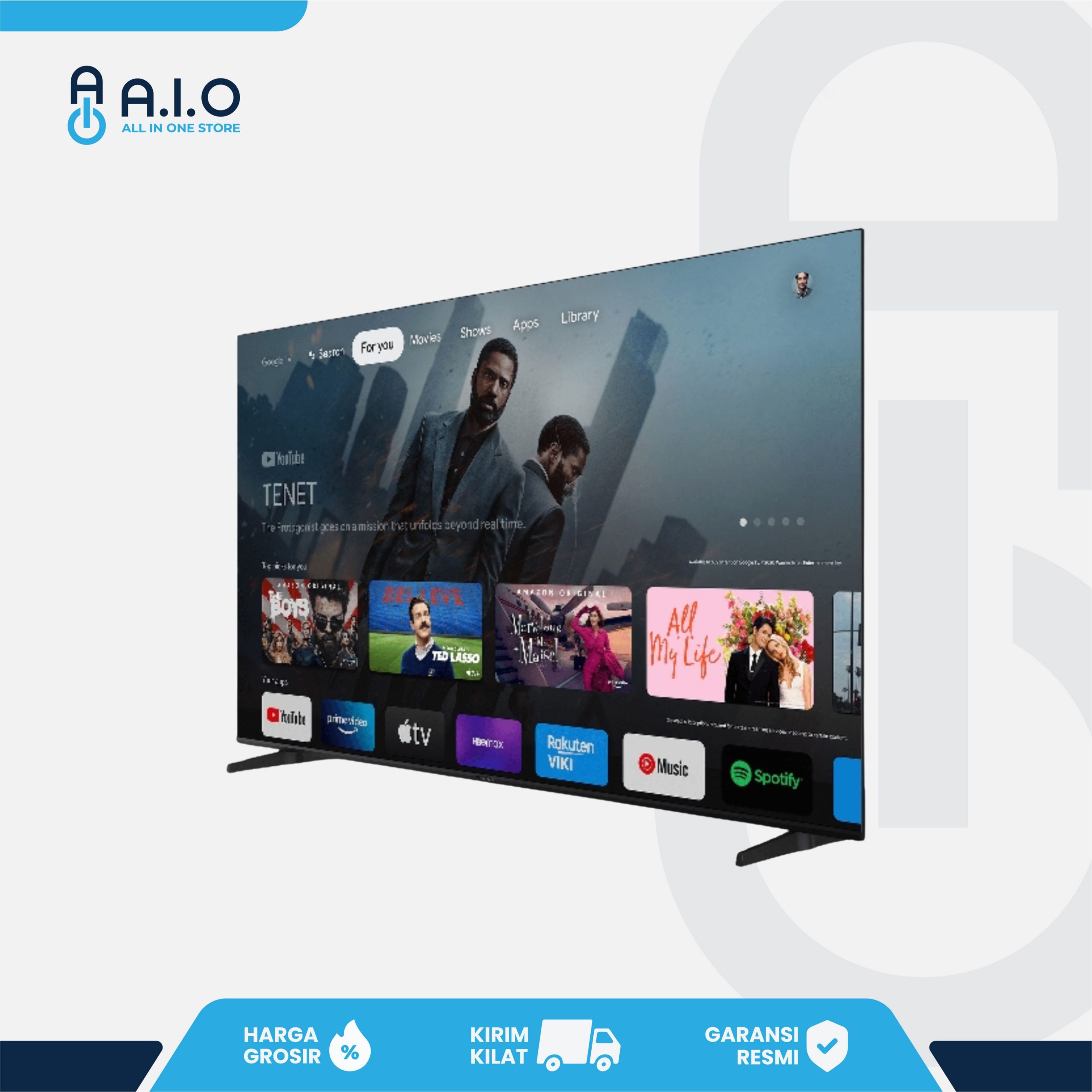 AQUA - TV GOOGLE 58" - AQT58K85EUX 3 AQUA - TV GOOGLE 58" - AQT58K85EUX - Gambar 3