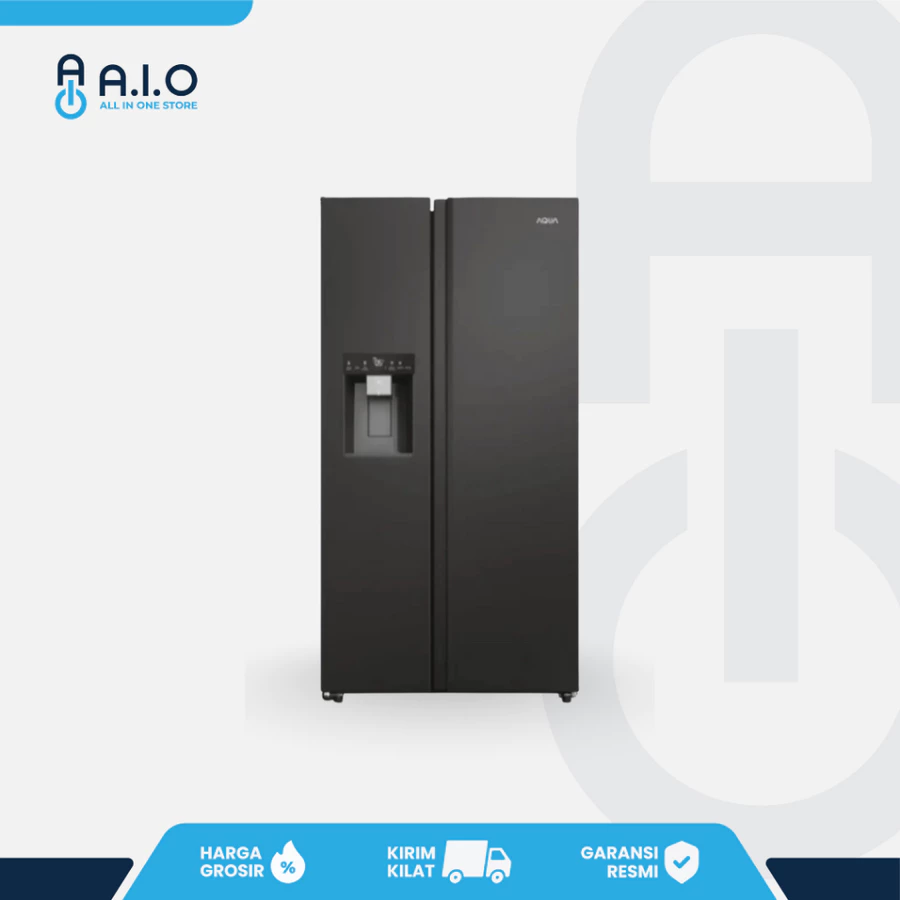 AQUA - Kulkas Side by Side 618 L - AQR CSE696RSV(SL) Lampu Kulkas Mati