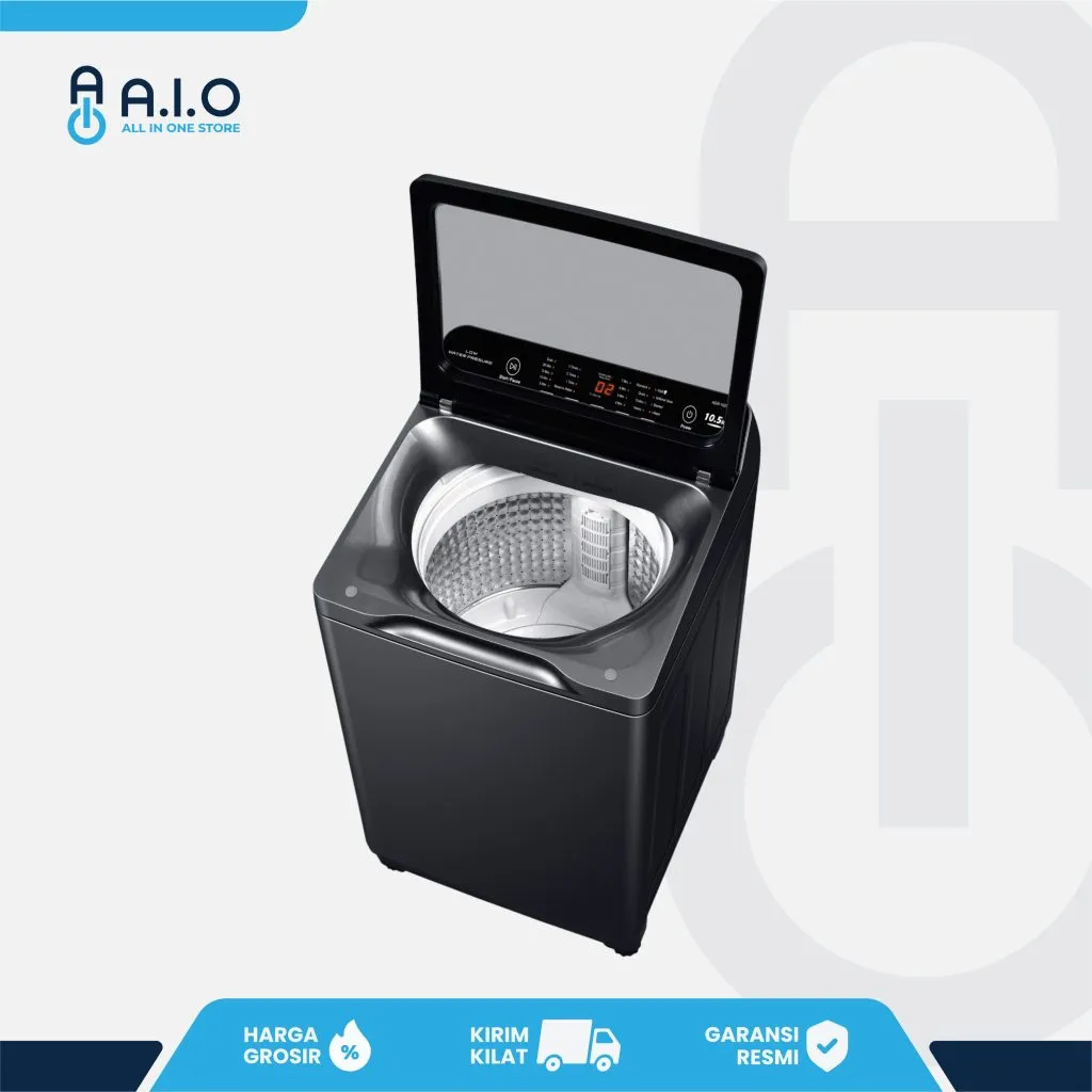 AQUA - MESIN CUCI TOP LOADING 10.5 KG - AQW 1020R