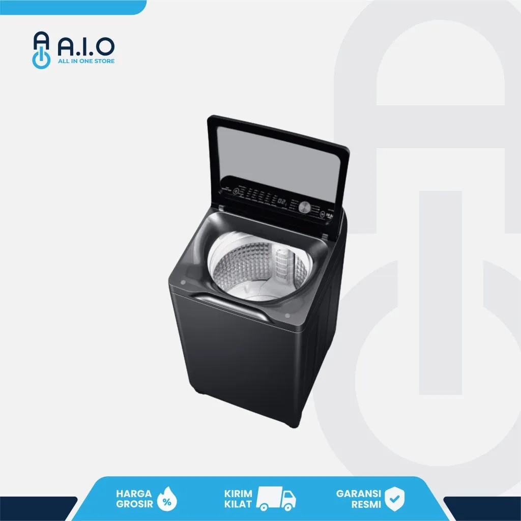 AQUA - MESIN CUCI TOP LOADING 12 KG - AQW 1260DR