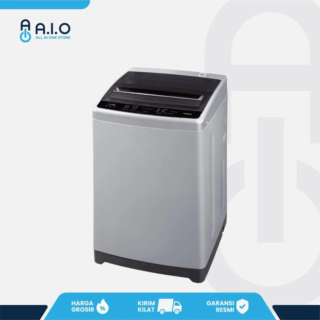 AQUA - MESIN CUCI TOP LOADING 7 KG - AQW 77DH(BK)