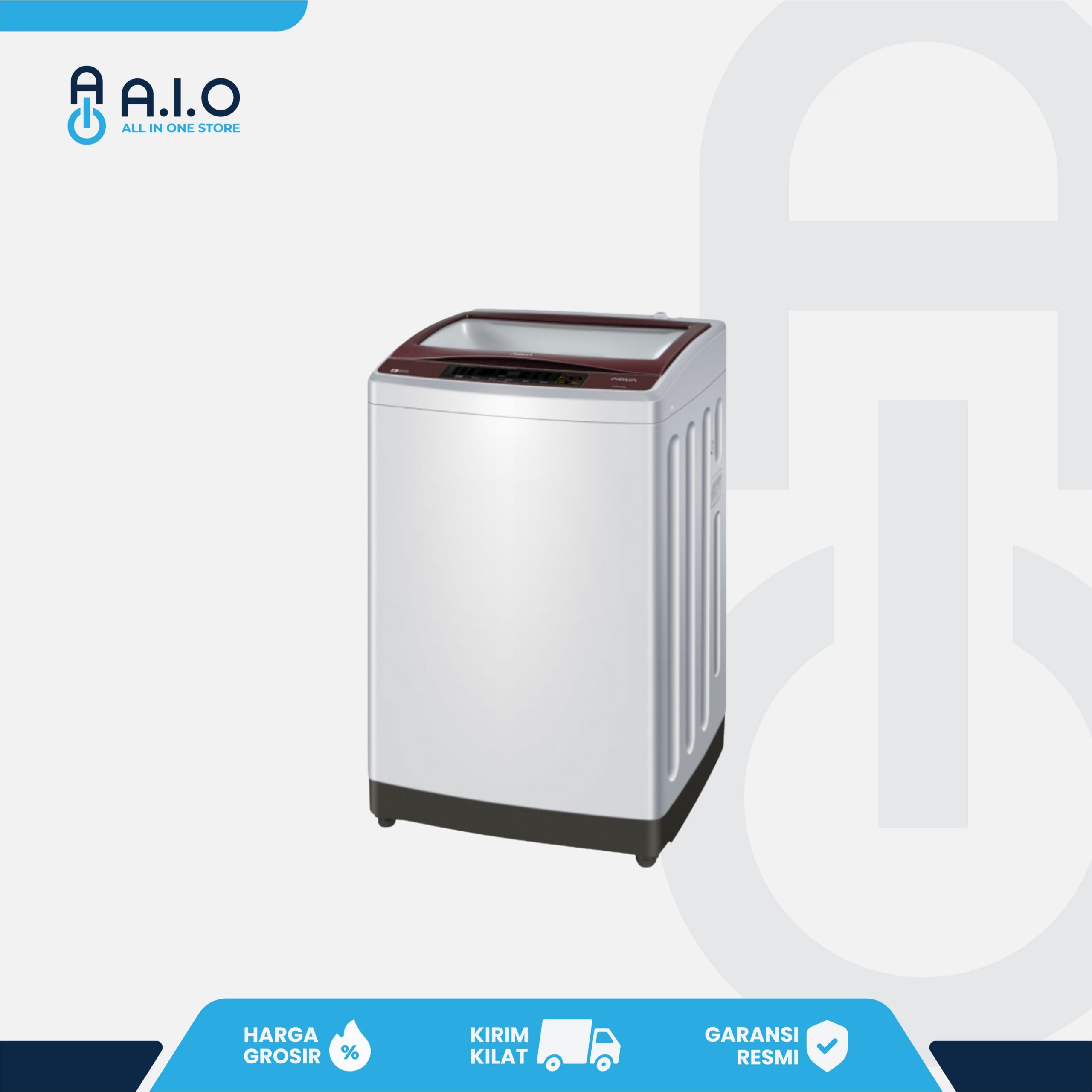 AQUA - MESIN CUCI TOP LOADING 7 KG - AQW 78DD(BK) 4 AQUA - MESIN CUCI TOP LOADING 7 KG - AQW 78DD(BK) - Gambar 4