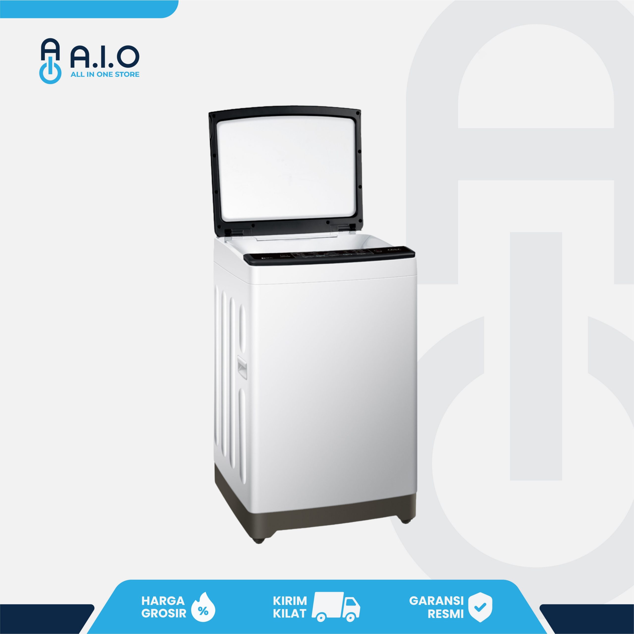 AQUA - MESIN CUCI TOP LOADING 8 KG - AQW 810DD 2 AQUA - MESIN CUCI TOP LOADING 8 KG - AQW 810DD - Gambar 2