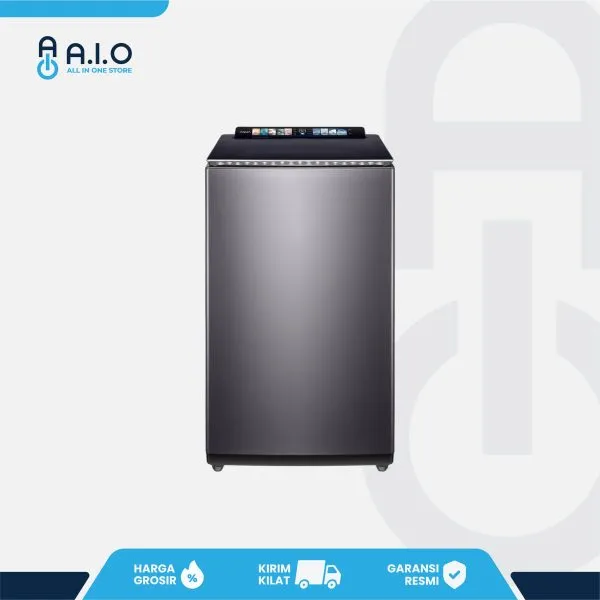 AQUA - MESIN CUCI TOP LOADING 12 KG - AWM12 BSR1L9(BU)