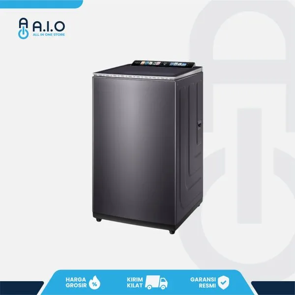 AQUA - MESIN CUCI TOP LOADING 12 KG - AWM12 BSR1L9(BU)