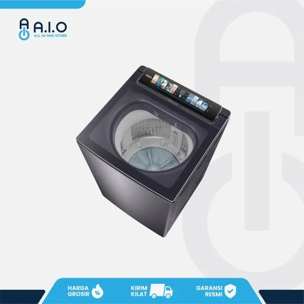 AQUA - MESIN CUCI TOP LOADING 12 KG - AWM12 BSR1L9(BU)