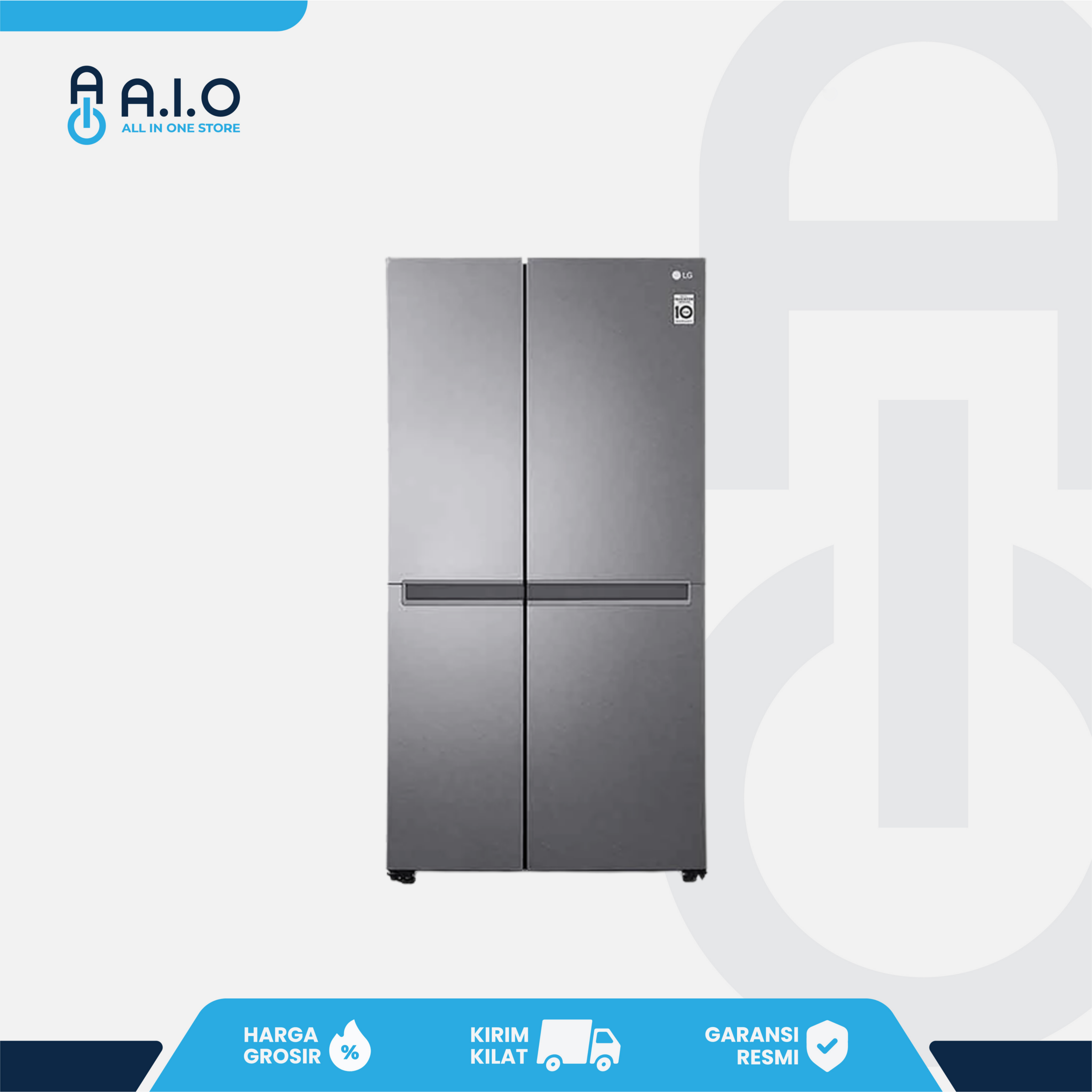 LG - KULKAS SIDE BY SIDE INVERTER 643 L - GC B257JQYL 1 LG - KULKAS SIDE BY SIDE INVERTER 643 L - GC B257JQYL