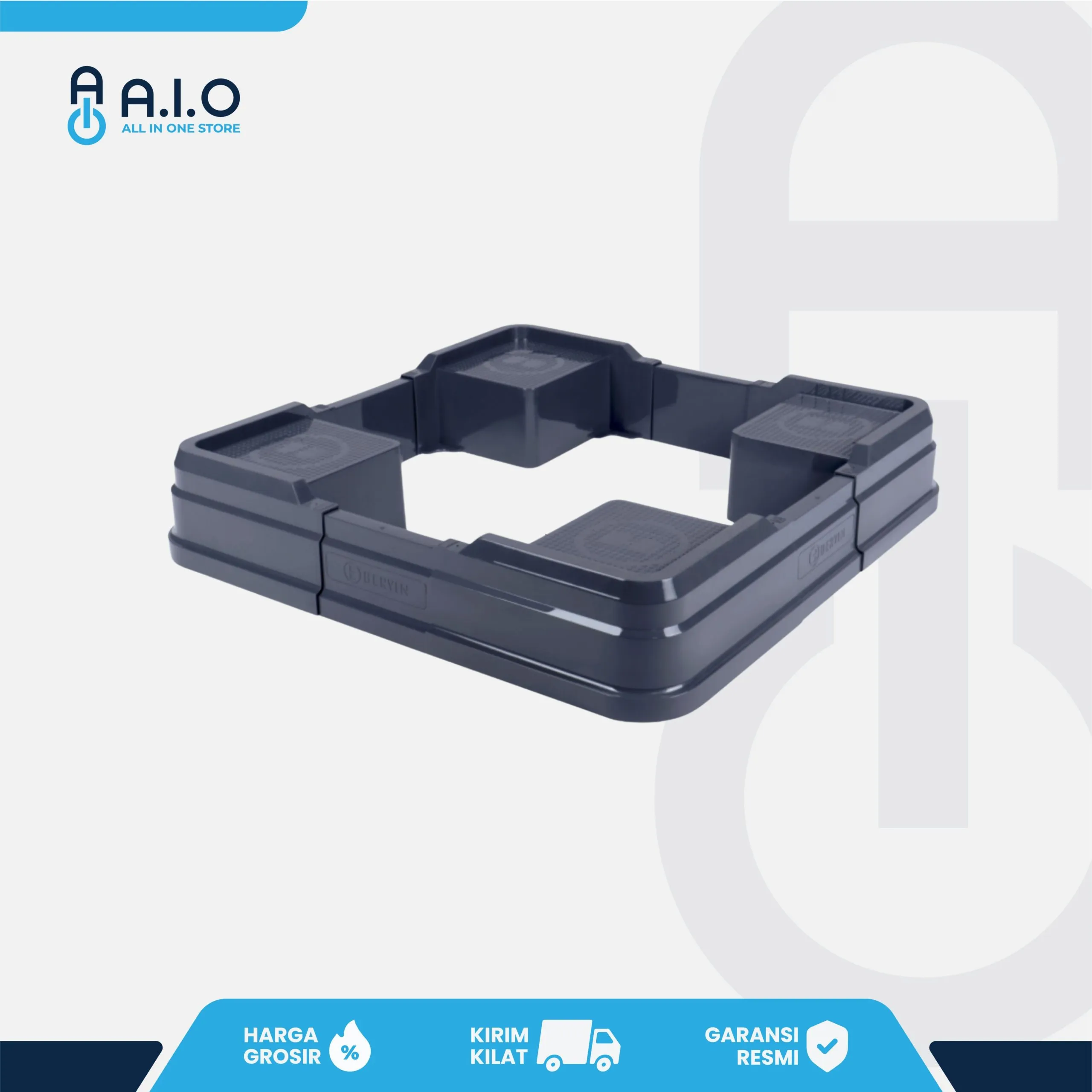 BERVIN - BRACKET MESIN CUCI - BFSA 150 DARK GREY