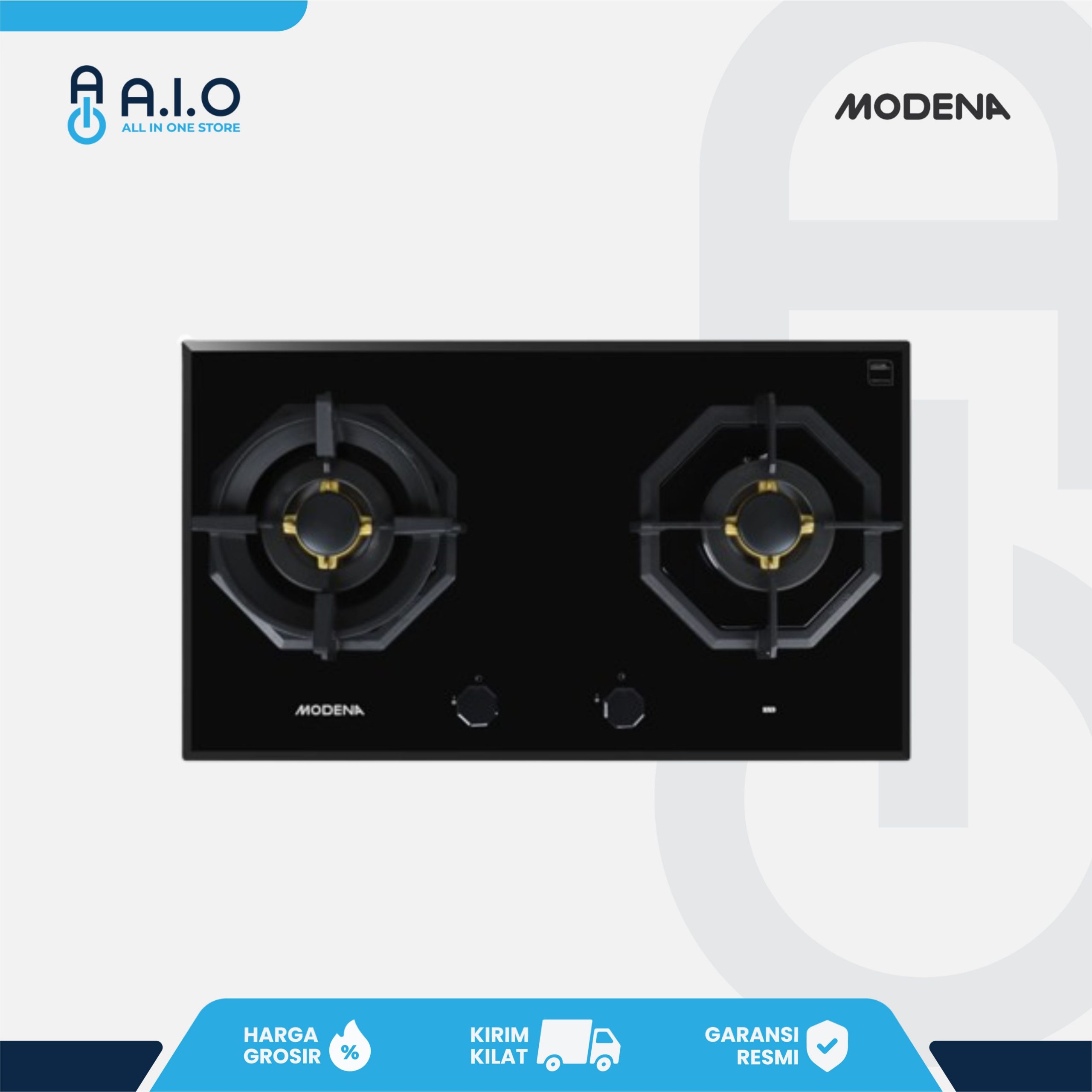 MODENA - KOMPOR TANAM 2 TUNGKU - BH 1728 CBBK